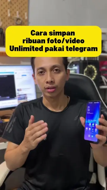 Cara simpan ribuan foto video pakai cloud storage telegram#tipsandroidterbaru #t