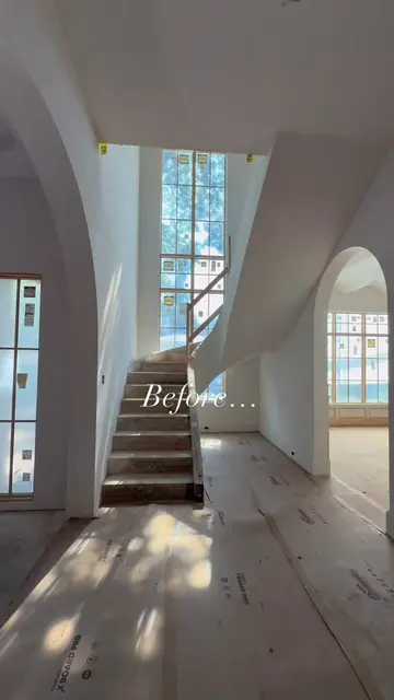 When the architecture is this unique… the rest of the room simply follows its le