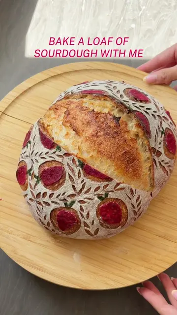 My foolproof sourdough recipe with timestamps🍞✨ This one I did an overnight pro
