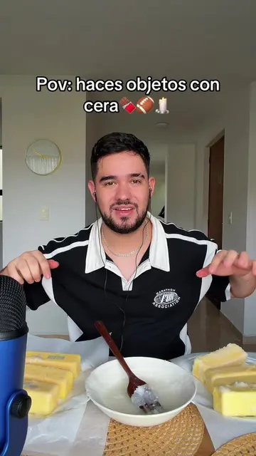 Objetos con cera 🏈🕯️🍫