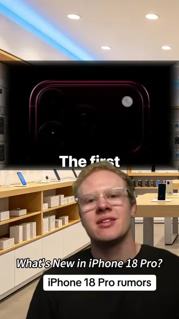 Get ready for the iPhone 18 Pro! 📱 Key changes include a smaller dynamic island