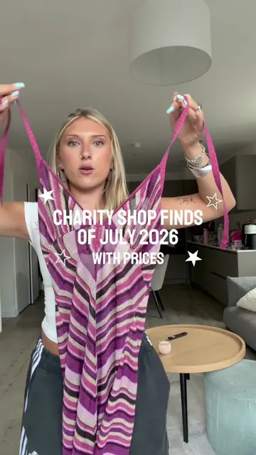 some of my favourite items i’ve thrifted in july from the charity shops! 📍 PSA 