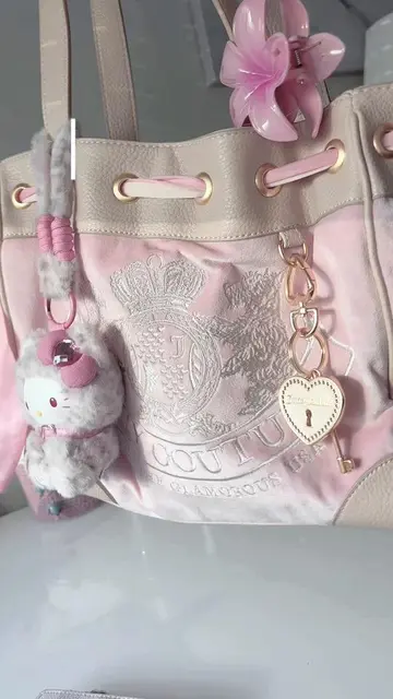 Pack my Bag with me School Edition with my juicy couture pink daydreamer 🪽🤍🎀 