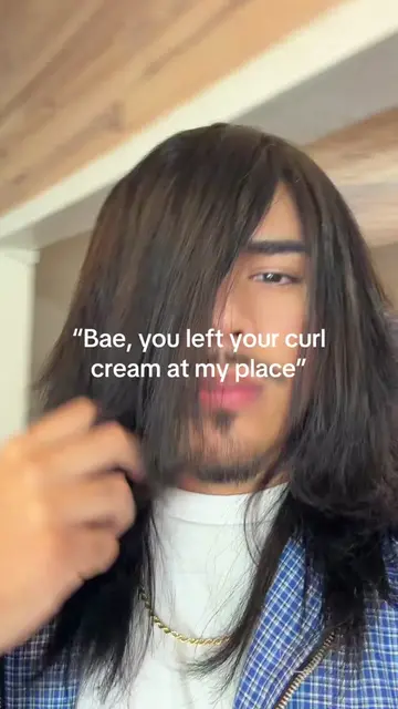 Not a curl in sight over here… #curlyhair #longhair #miguel #hairtok #relateable