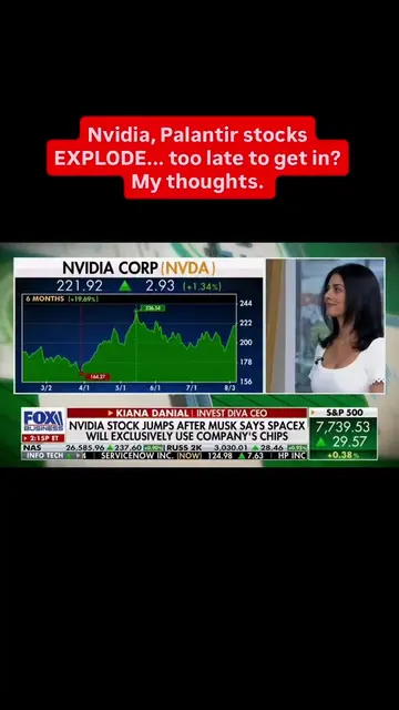 Nvidia, Palantir stocks SPIKE. Too late to get in? #stocks 