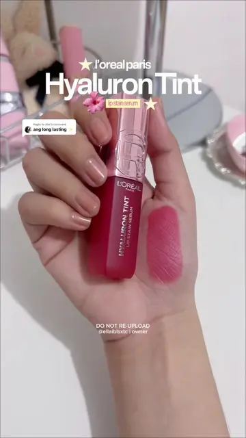 Replying to @star Ang hirap tanggalin nung tint! 💖 @L'Oreal Paris Hyaluron Tint