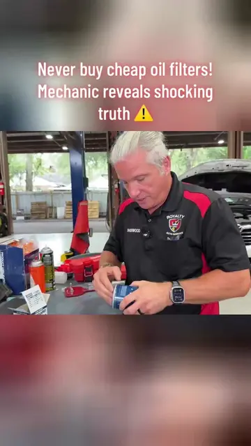 Never buy cheap oil filters! Mechanic reveals shocking truth ⚠️#mechanicsoftikto