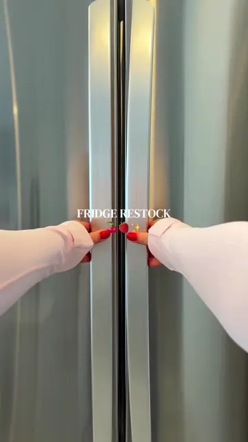 🍓 ASMR Fridge Restock 🫧✨ | Fresh Groceries, Perfect Shelves & Satisfying Sound