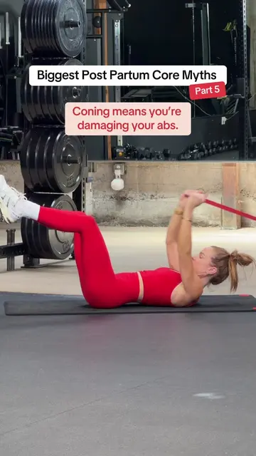 Coning doesn’t automatically mean you’re damaging your abs. In fact, some soft, 