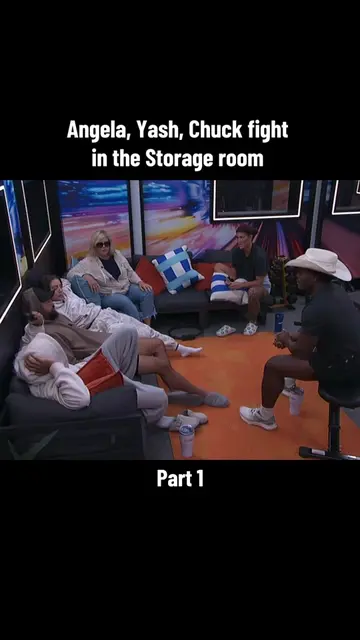 Angela admits to voting out Lyric. Dee, Kamu, Haley, Angela, Chuck, and Yash mee