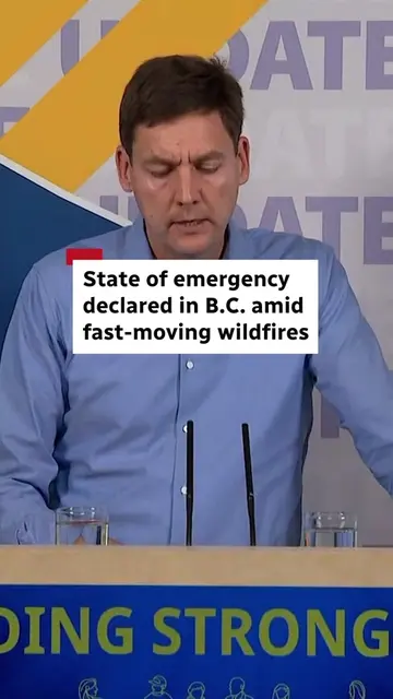 B.C. Premier David Eby says the entire province is now under a state of emergenc