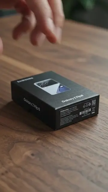Tiny Galaxy Z Flip 8 Unboxing 🤯📱A foldable phone that's smaller than your fing