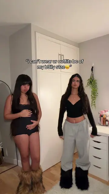 i clearly wore it better 🤭🤷🏽‍♀️ #outfitideas #bodypositivity #fashion #sister