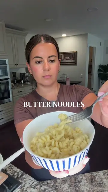 When in doubt, make butter noodles! Soo good and so easy! For every 1lb of pasta