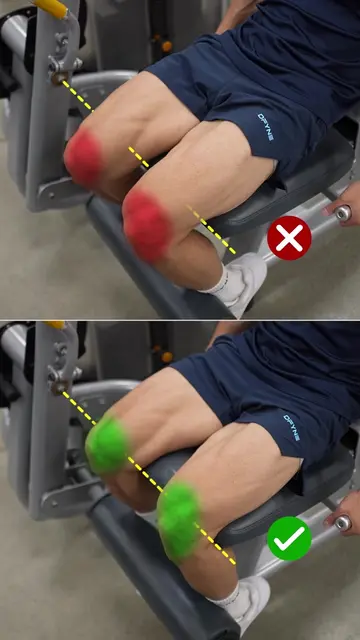 Leg Extension Mistakes (FIX THESE!) Mistake #1: Knees Not Aligned With the Pivot