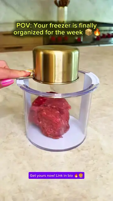 The ultimate Amazon kitchen find for burger lovers & meal prep! 🍔 Press, stack,