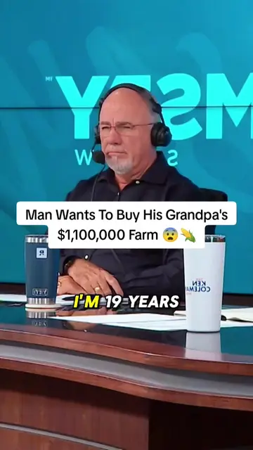 Would You Buy A $1.1 Million Farm?! 😳 #daveramsey #finance #ramsey #podcasts #r