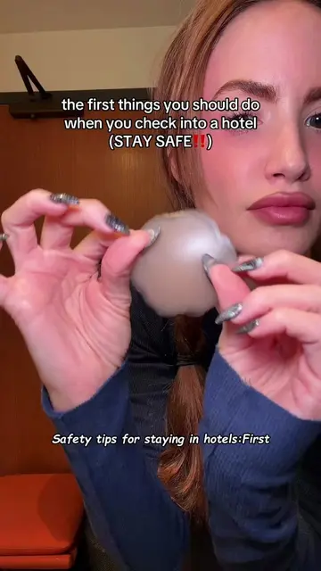 The Best Hotel Safety Tips 🏨🔒#HotelTips #HotelSafety #TravelTips  #SafetyTips#