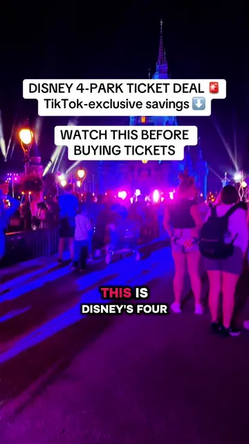 If you’re visiting all 4 Walt Disney World parks, check this before buying your 