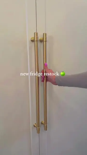 🎧 ASMR fridge restock 🍏🍫 #asmr #restock #asmrsounds #satisfying #aestheticres
