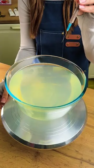 Watch This Jelly Cake Bloom Into a Sunflower! 🌻😍 #DIY #jellycake #sunflower #f