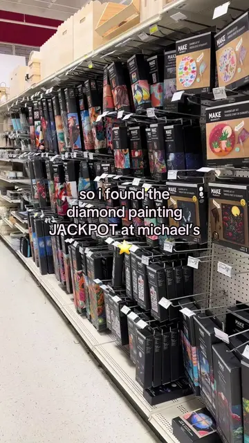 I’ve never seen this many in any other Michaels… I WILL be returning. #diamondpa
