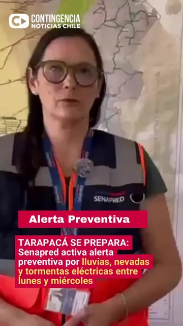 ⚠️ TARAPACÁ SE PREPARA: Senapred activa alerta preventiva por lluvias, nevadas y