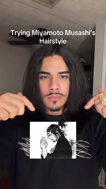 Who’s should I try next? #miyamotomusashi #hairstyle #longhairmenstyle #longhair