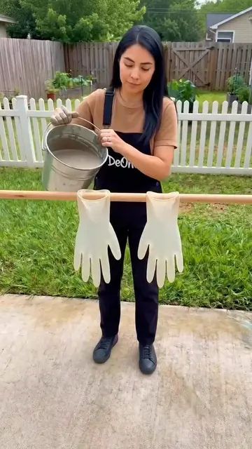 DIY: The Ultimate Creative Garden Planter Makeover! 🪴✨ Gloves, cement, and a Bo