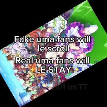 #CapCut I just made some BS 😂✌️ Fake Umamusume fans will scroll but real fans w
