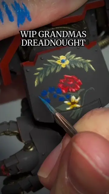 I’m on tiktok now!!! Here is a porcelain inspired miniature WIP Grandma’s dreadn