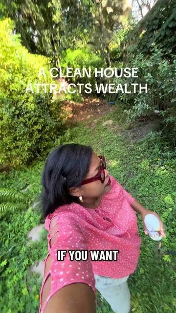 A clean house attracts money and peace. A dirty space makes you stressed… there’