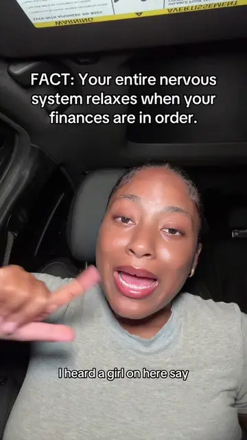 Your entire nervous system relaxes when your finances are in order. Wanna learn 