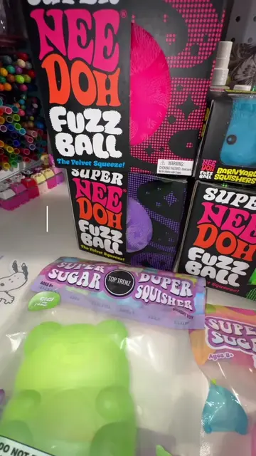 COLLECTIVE NEEDOH/SQUISHY HAUL & UNBOXING 🤩 #squishy #needoh #fidget #toptrenz 