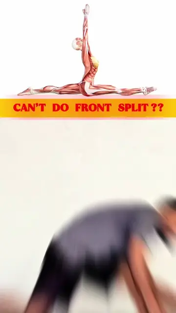 Can’t do a Front Split? 👀  Stop forcing it! Build mobility + control first. 🔥 