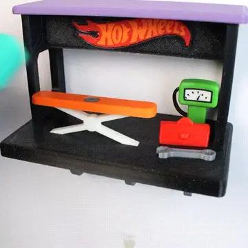 Mini Workshop Pit Stop – 1:64 Scale Magnetic Car Lift (Desk & Wall Versions) htt