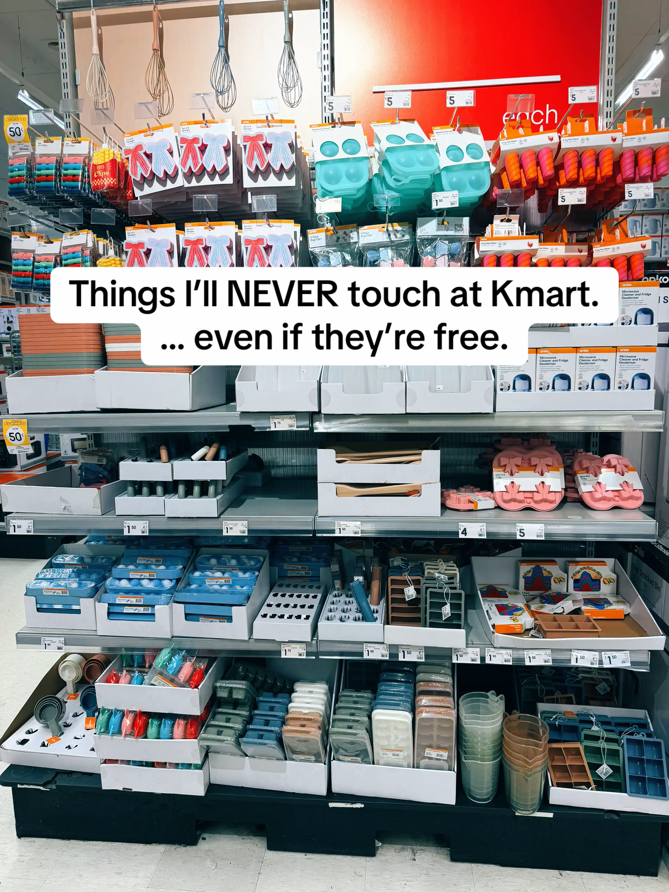 A few days ago I announced that my Kmart chapter was very short-lived and offici