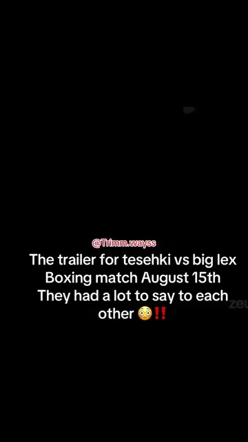 I’m ready to see this .. II #fypシ゚viral #tesehki #biglex #boxingmatch #zeusnetwo