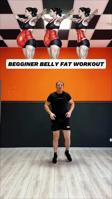Beginner belly fat workout 🔥🥵 . #homeworkout #fullbodyworkout #cardio #workout
