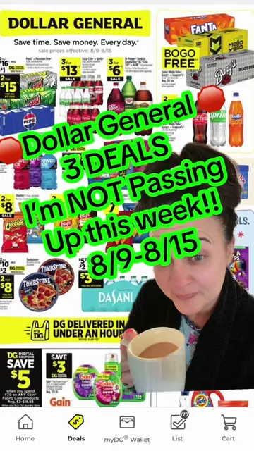 🛑Dollar General🛑 3 DEALS I’m NOT Passing Up this week 8/9-8/15. Let’s get some