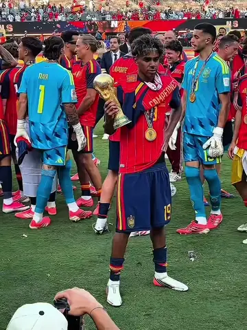 Lamine Yamal First World Cup 🔥❤️ #lamineyamal #WorldCup #spain #football #fyp 