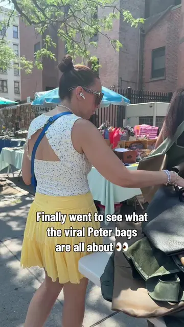 I finally went to see what the viral Peter bags are all about 👀👜 I’ve been see