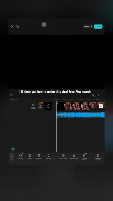 Tutorial on this free fire trend || (1/1) | song > FUNK TAKA | award ceremony tr