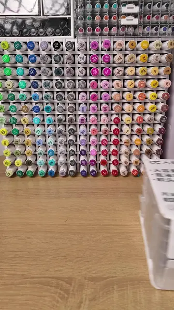 SUPER NICE RG ACRYLIC MARKER!😭✨#acrylicmarker #coloring #painting #matcha #matc