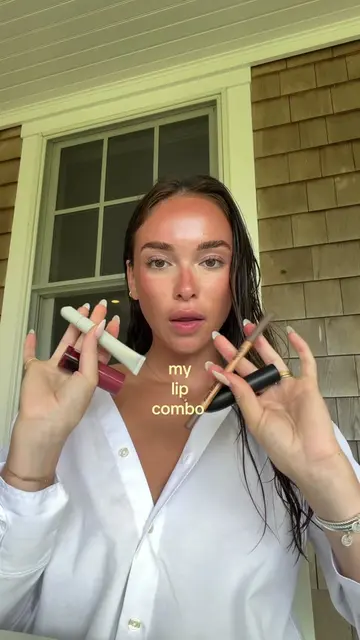 love this natural lip combo 🧘‍♀️