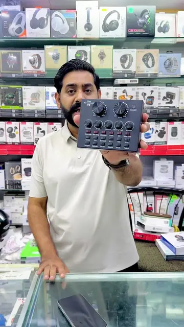 V8 sound card for tiktok live and broadcast with many function #soundcard 