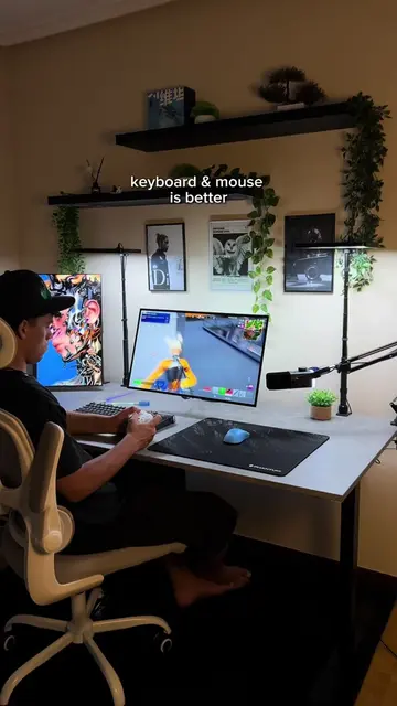 Do you wanna switch to KBM ?⌨️🎮 #controller #fortnite #aim #setup #fps 
