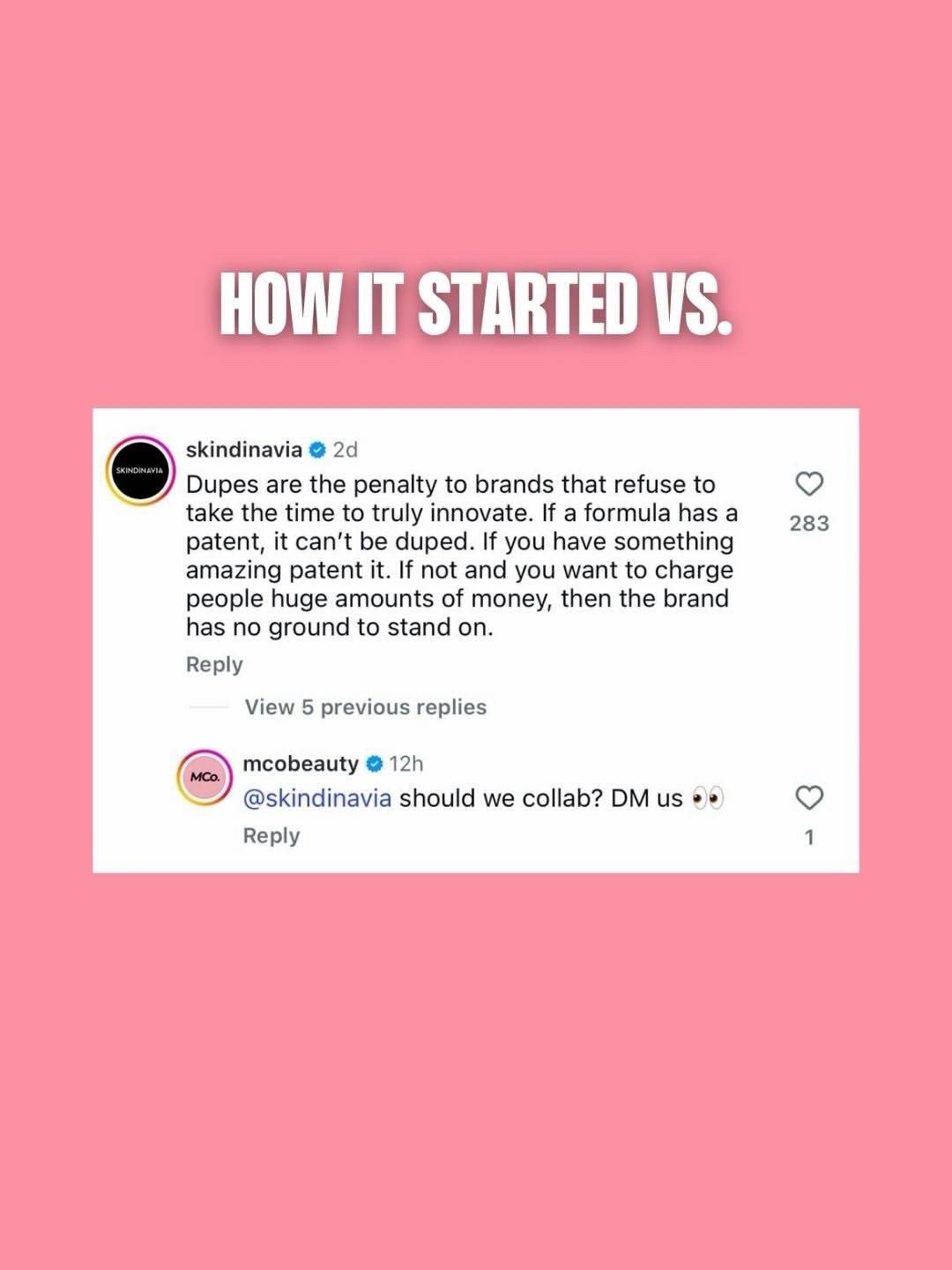 POV: the DM actually worked 💗 @SKINDINAVIA  #MCoBeauty #AllDayer #Skindinavia 