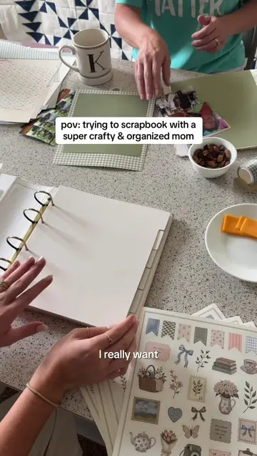 the official start of my wedding scrapbook!! 🤩🤩 the scrapbook kit and tabbed d