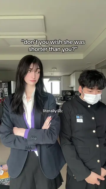 an iconic height difference 😋 #thedangersinmyheart  #bokunokokoronoyabaiyatsu #